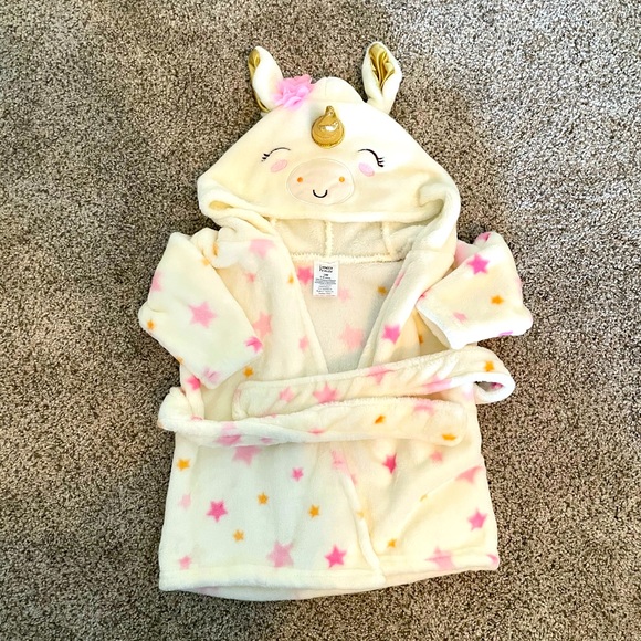 Luvable Friends Other - 3/$25 unicorn bathrobe
